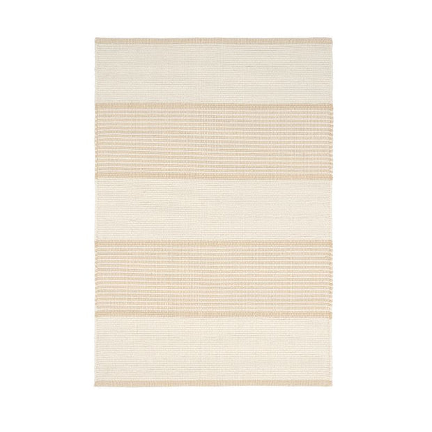 Castaway Stripe Cotton Rug - Wheat