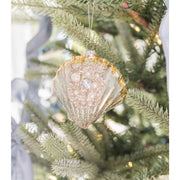 Jeweled Scallop Shell Ornament