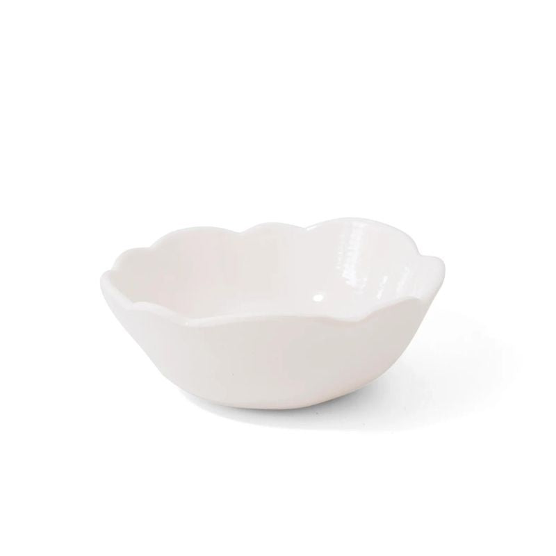 Scallop Melamine Bowls - Set of 4