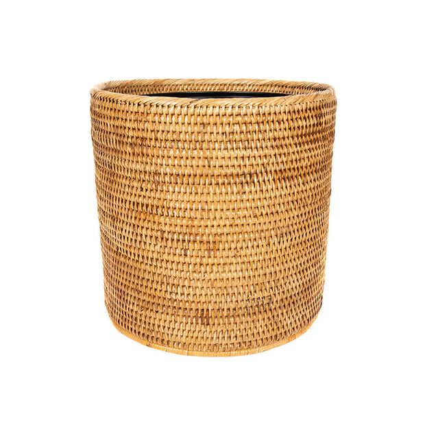 Sconset Round Waste Basket - Natural