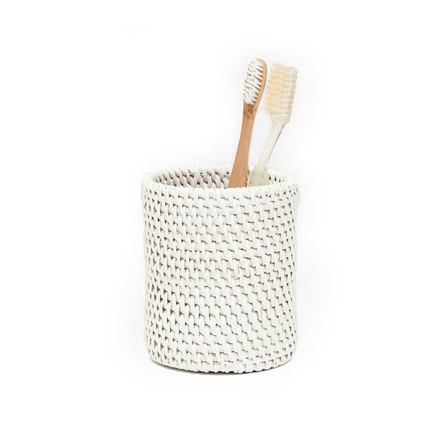 Watch Hill Toothbrush Holder - White