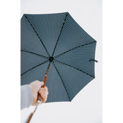 Navy Stripe Rain Umbrella