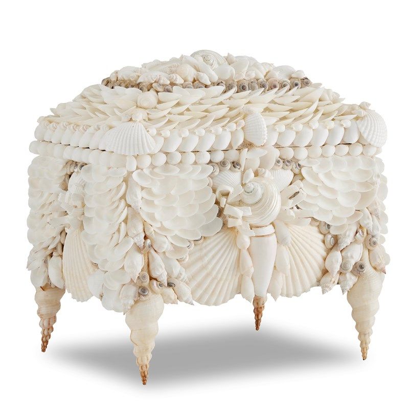 White Shell Jewel Box