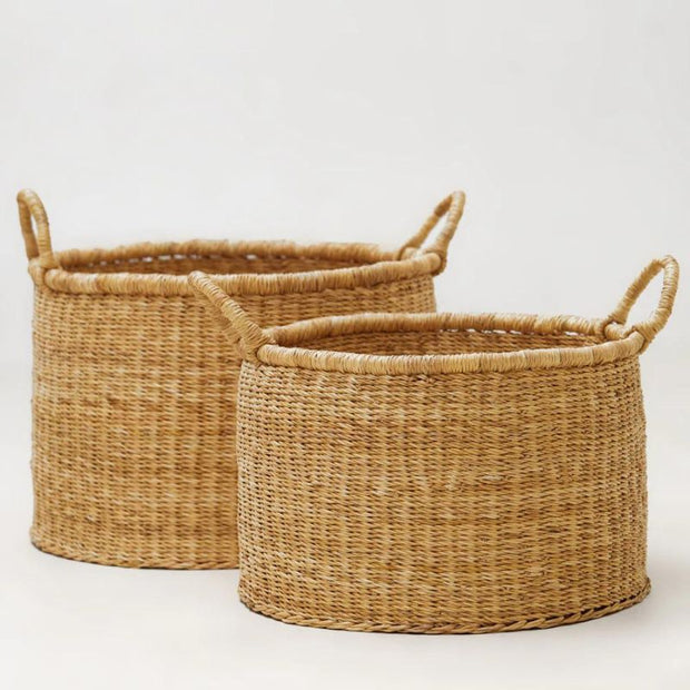 Tahitian Nestled Storage Baskets - Set of 2