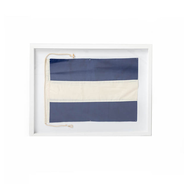 Nautical Signal Flag Framed Art - Jig