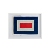 Nautical Signal Flag Framed Art - Whiskey