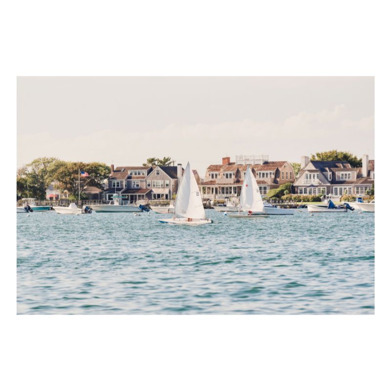 Sailing on the Harbor Print