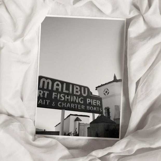 Malibu Sign Print