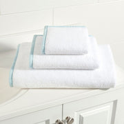 Tip Towel - White/Soft Blue