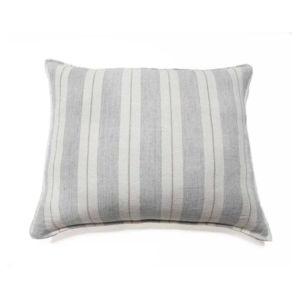 Coastline Stripe Big Pillow with Insert by Pom Pom at Home