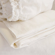 Linen Sheet Set in Cream By Pom Pom at Home