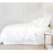 Beaufort Duvet Cover in White by Pom Pom at Home