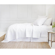 Galway Coverlet in White by Pom Pom at Home