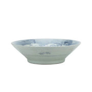 Painted Floral Shallow Bowl
