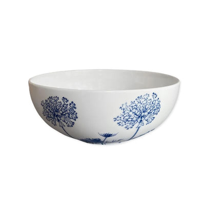 Blue Floral Serving Bowl
