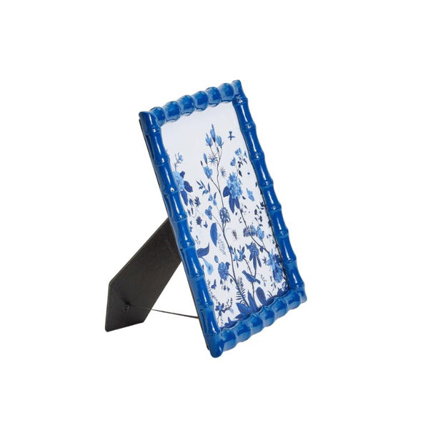 Napali Faux Bamboo Photo Frame - Navy