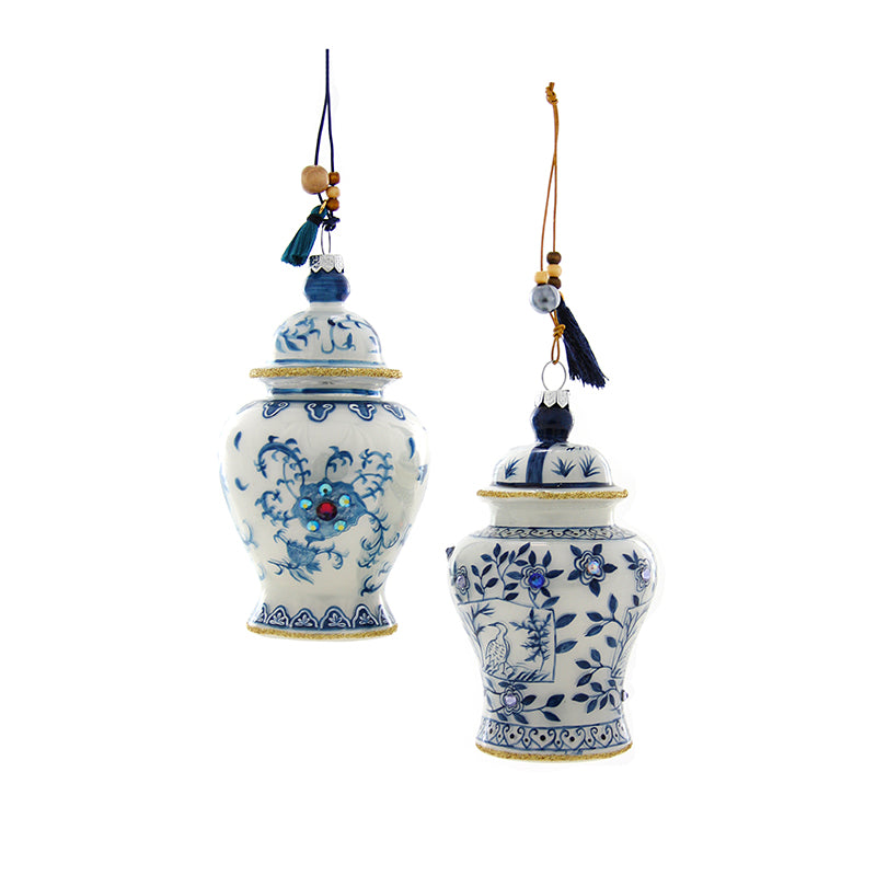 Ginger Jar Ornament - Set of 2
