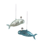 Deep Sea Whale Ornament - Set of 2