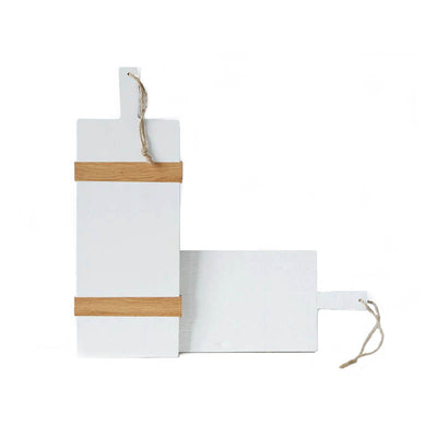 Small Rectangle Charcuterie Board - White