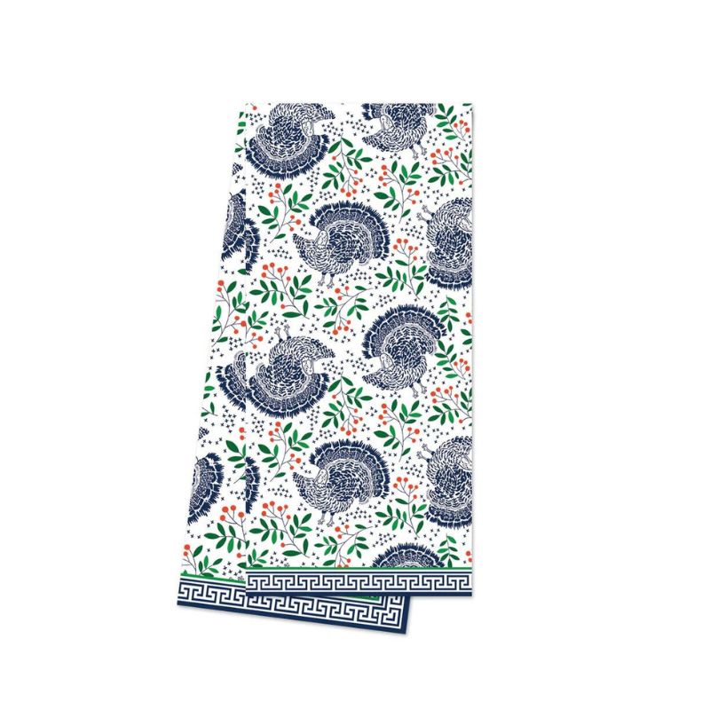 Turkey Toile Tea Towel