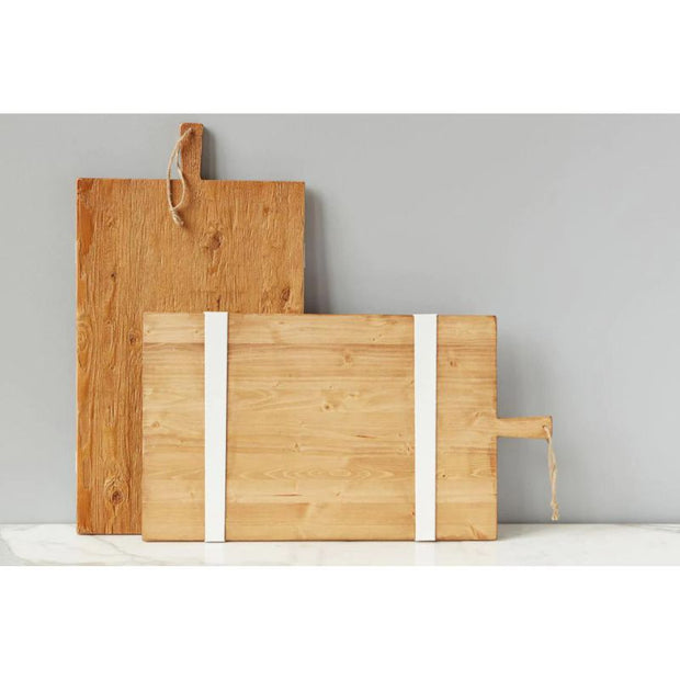 Large Rectangle Charcuterie Board - Pine & White