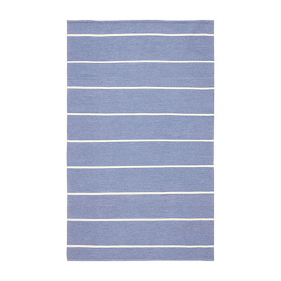 Pismo Stripe Indoor/Outdoor Rug - French Blue/White