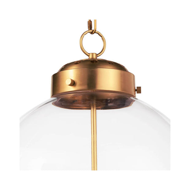 Globe Pendant - Natural Brass by Southern Living
