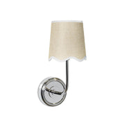Ariel Sconce in Polished Nickel By Coastal Living