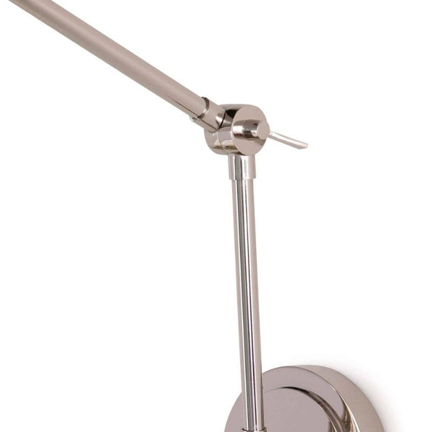 Admiral Task Sconce - Polished Nickel