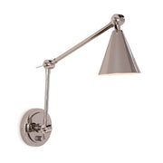 Admiral Task Sconce - Polished Nickel