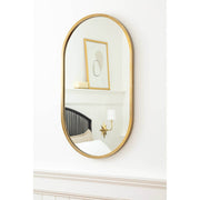 Rye Mirror - Natural Brass