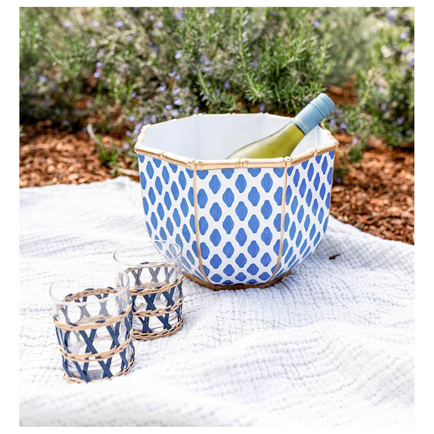Island Wrapped Navy Tumblers