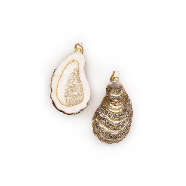 The World is Your Oyster Ornament - Set of 2