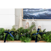 Classic Christmas Velvet Ribbon - Navy Blue