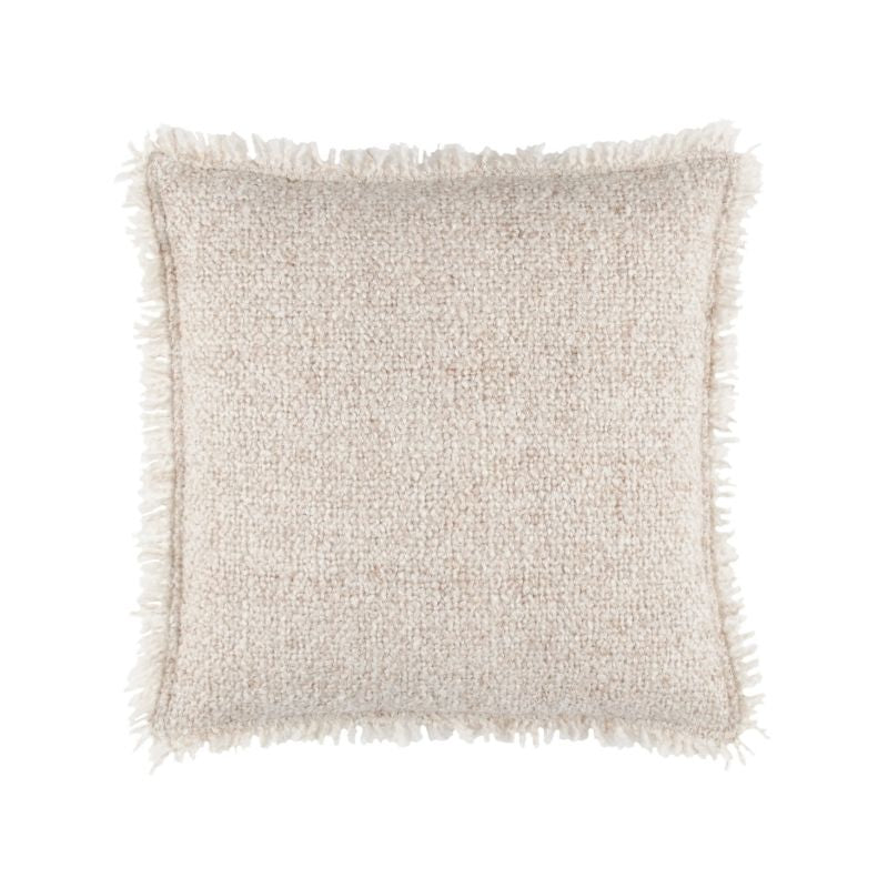 Beach Boucle Indoor/Outdoor Pillow - Natural