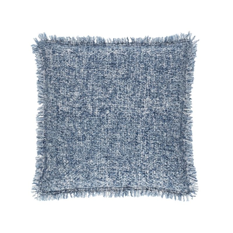 Beach Boucle Indoor/Outdoor Pillow - Navy