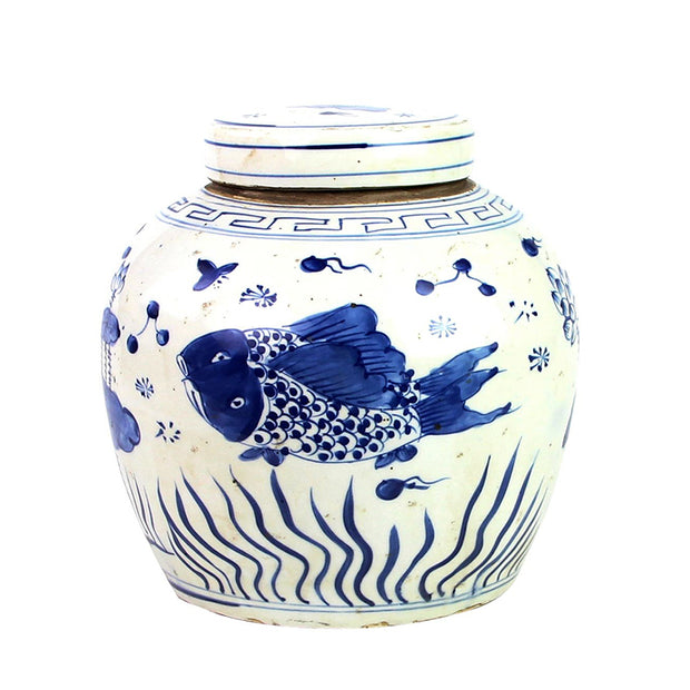 Ming Fish Jar