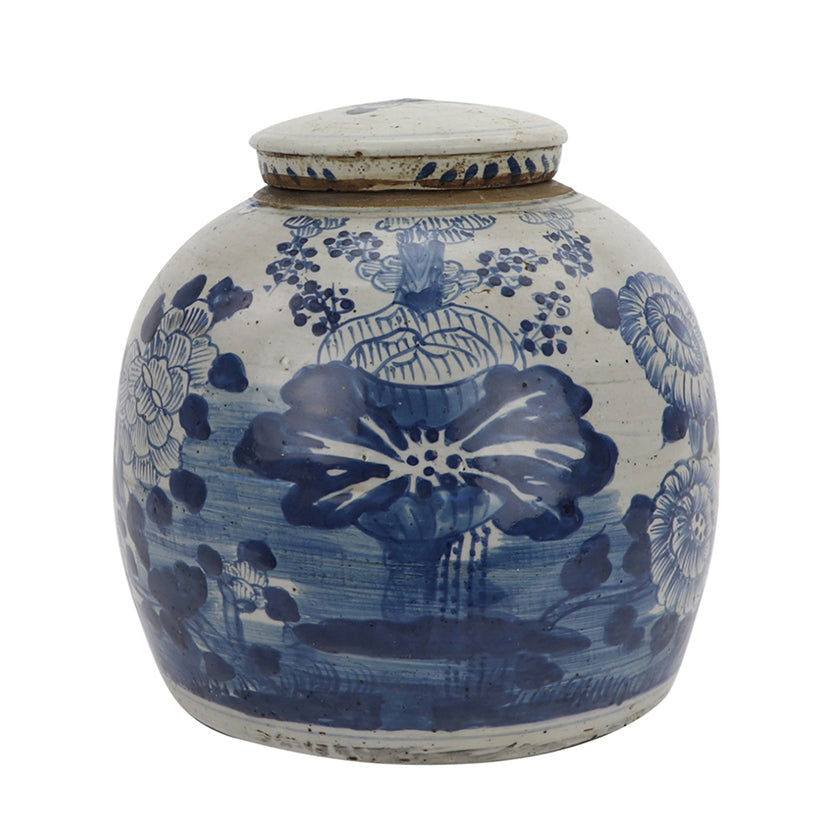 Vintage Flower Ancestor Jar
