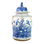 Vintage Plum Temple Jar