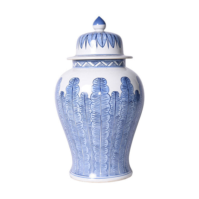 Banana Palms Temple Jar