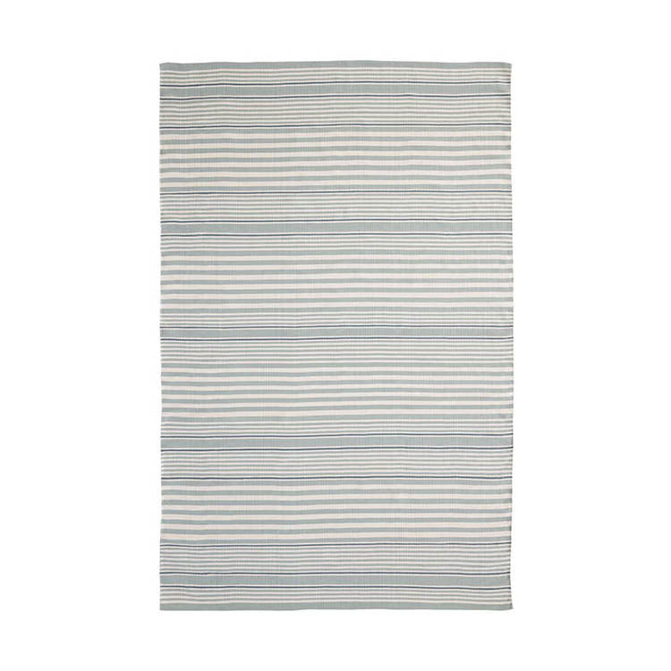 Fleet Stripe Indoor/Outdoor Rug - Light Blue