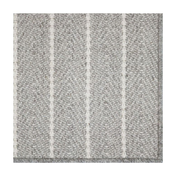 Offshore Wool Rug - Gray/White