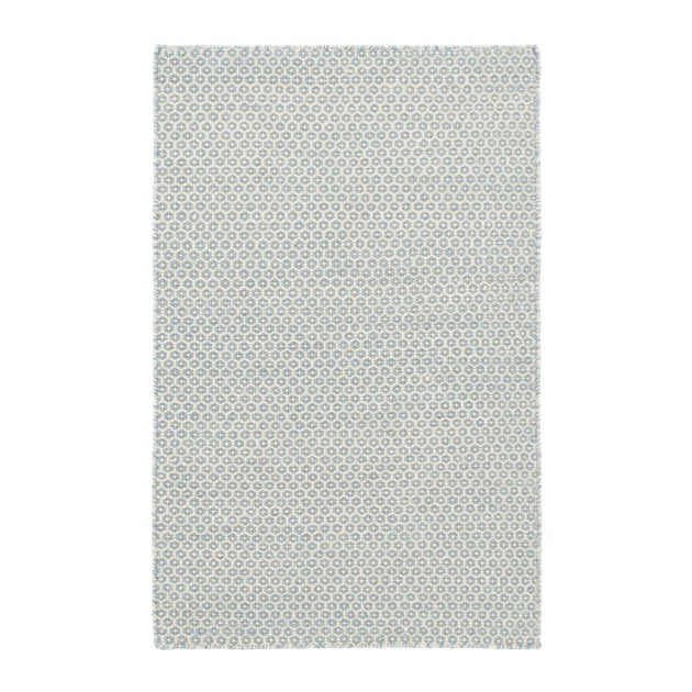 Greens Farms Wool Rug Blue/Ivory Cailini Coastal