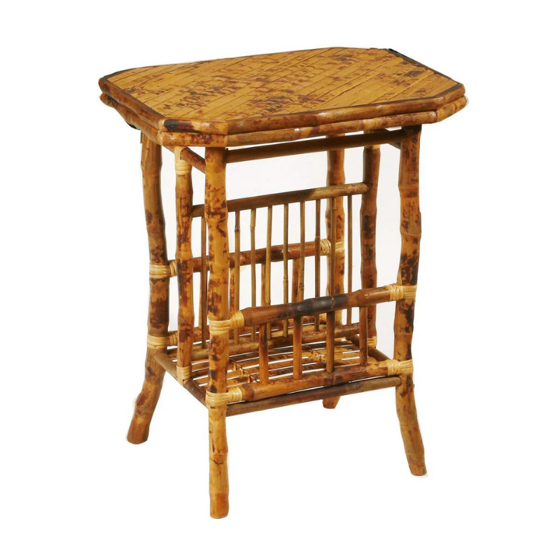 Antiqued Magazine Table