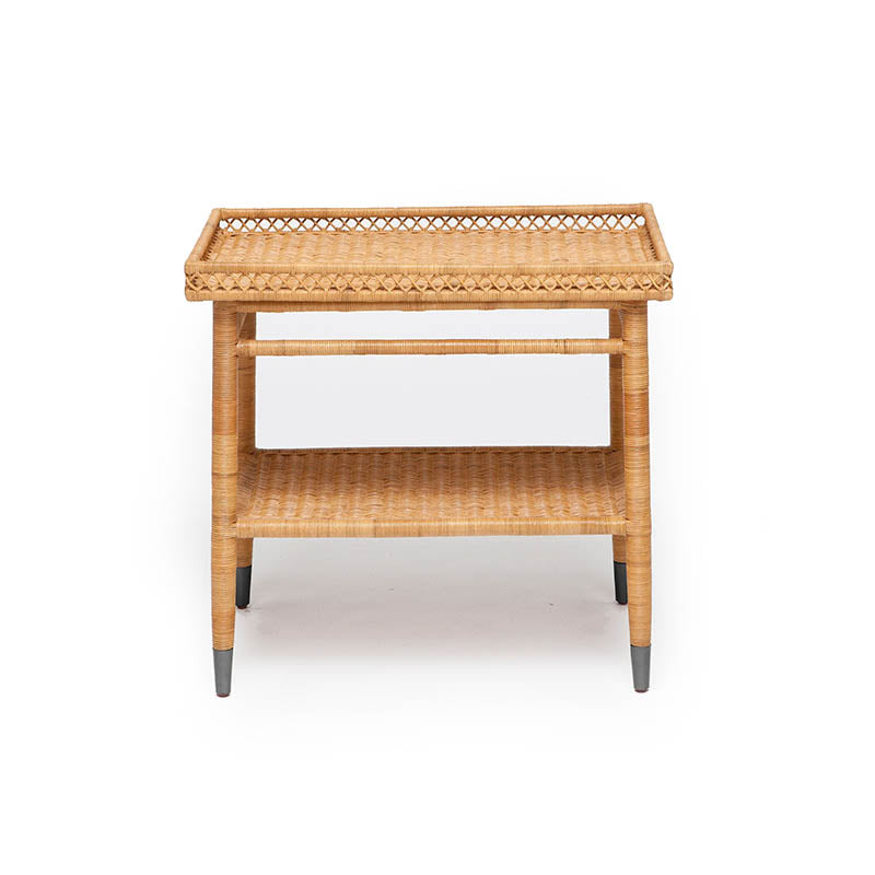 Darien Rattan Side Table – Double