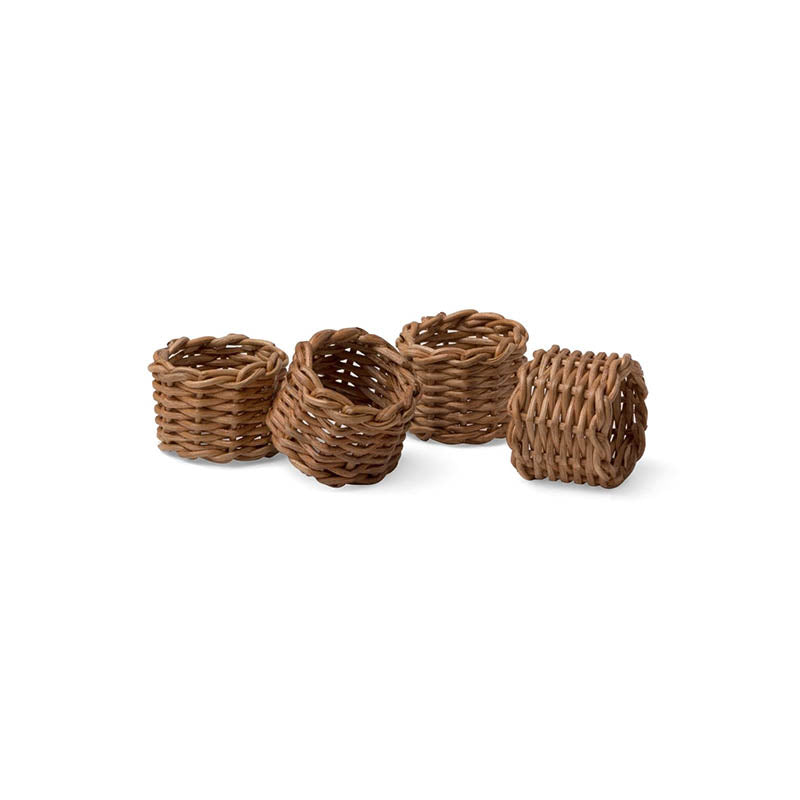 Water Mill Rattan Napkin Rings