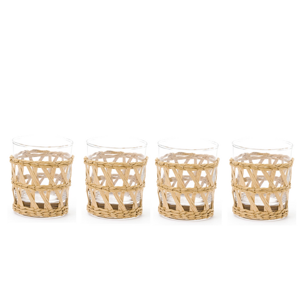 Island Wrapped Natural Tumblers by Amanda Lindroth
