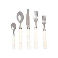 Amagansett Faux Ivory Flatware Set