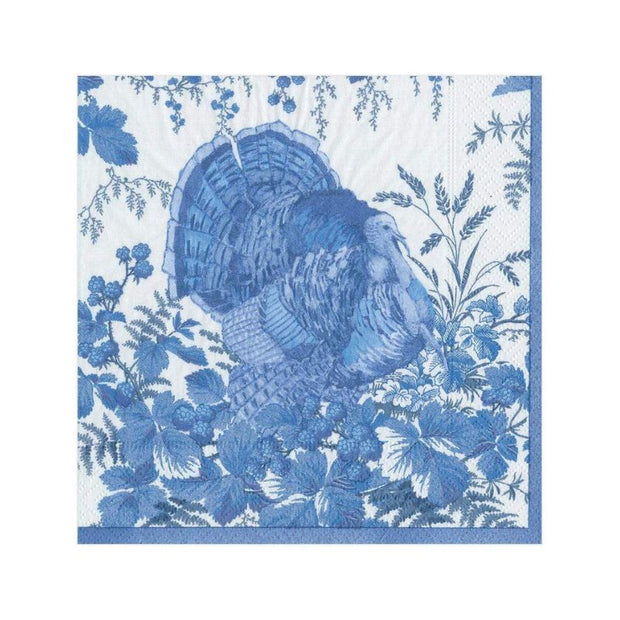 Turkey Toile Paper Dinner Napkins