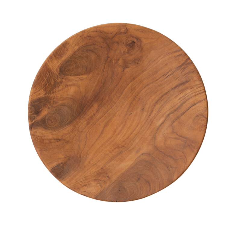 Beach Haven Teak Dinner Plates - Set of 4